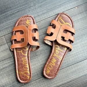 Sam Edelman Brown Slide Sandals